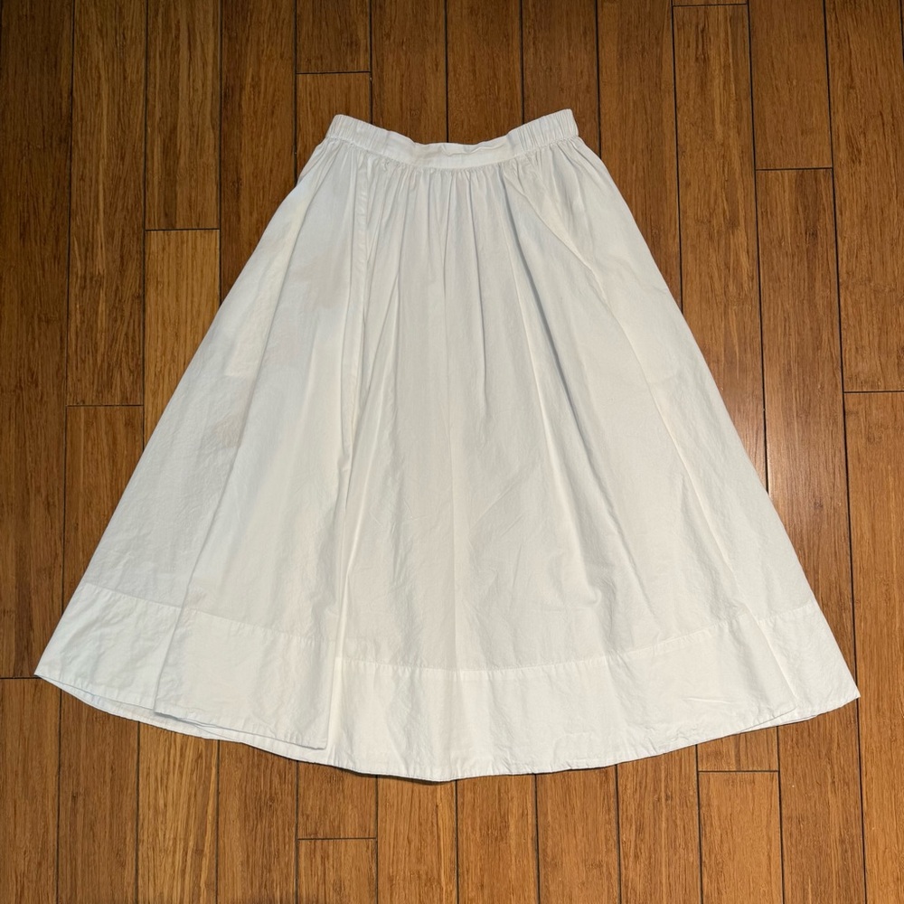 Free People Lowen Midi Skirt - Ivory XS